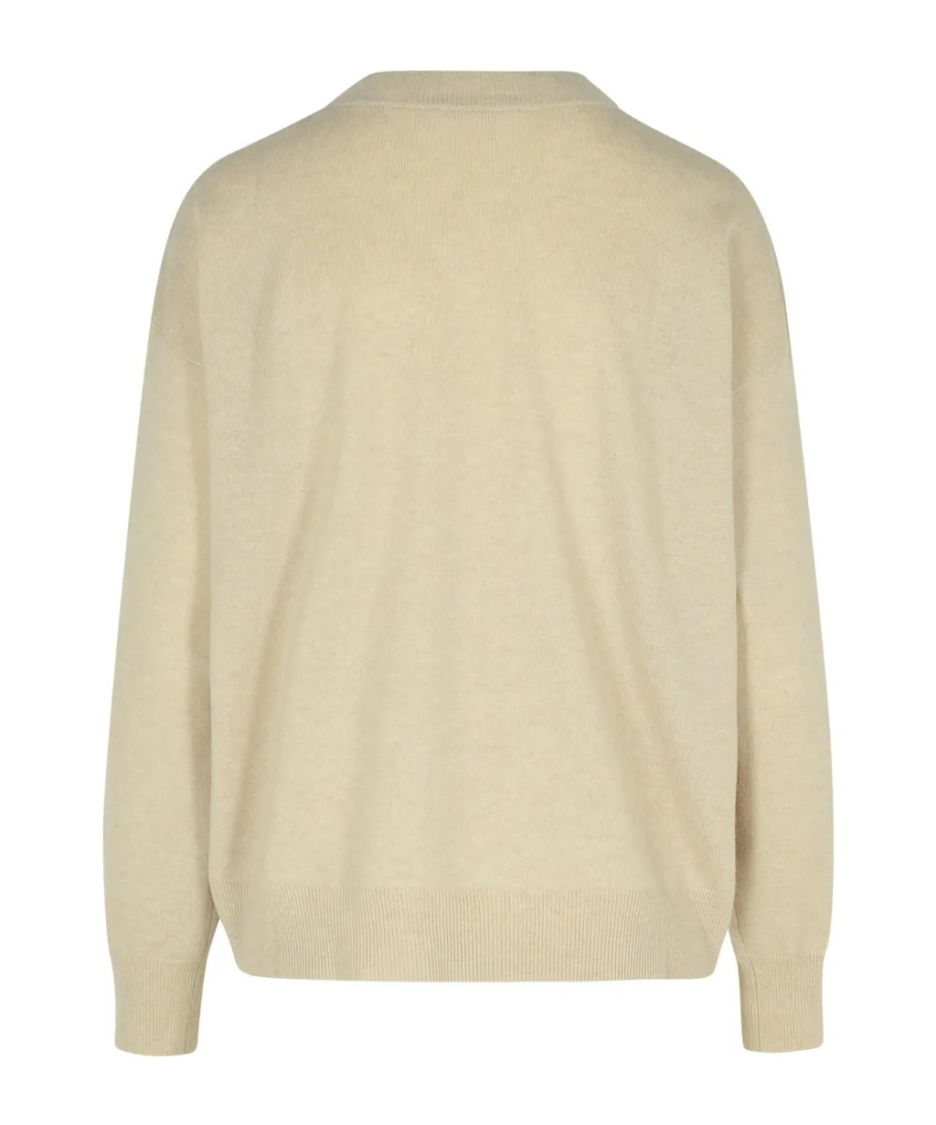 V-Neck Knitted Jumper