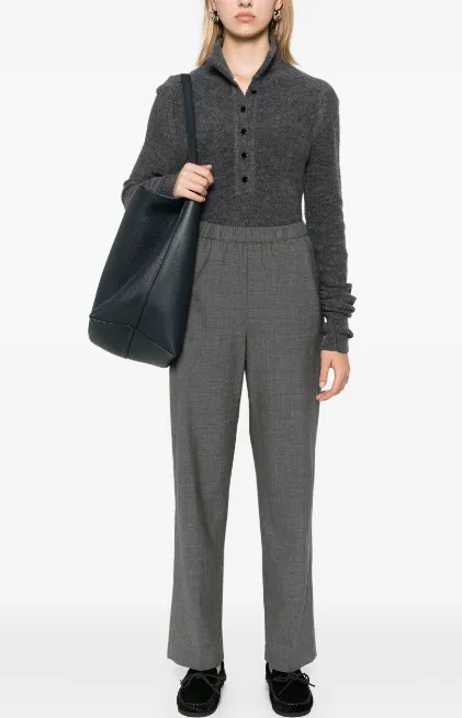 Elastic Waist Casual Pants
