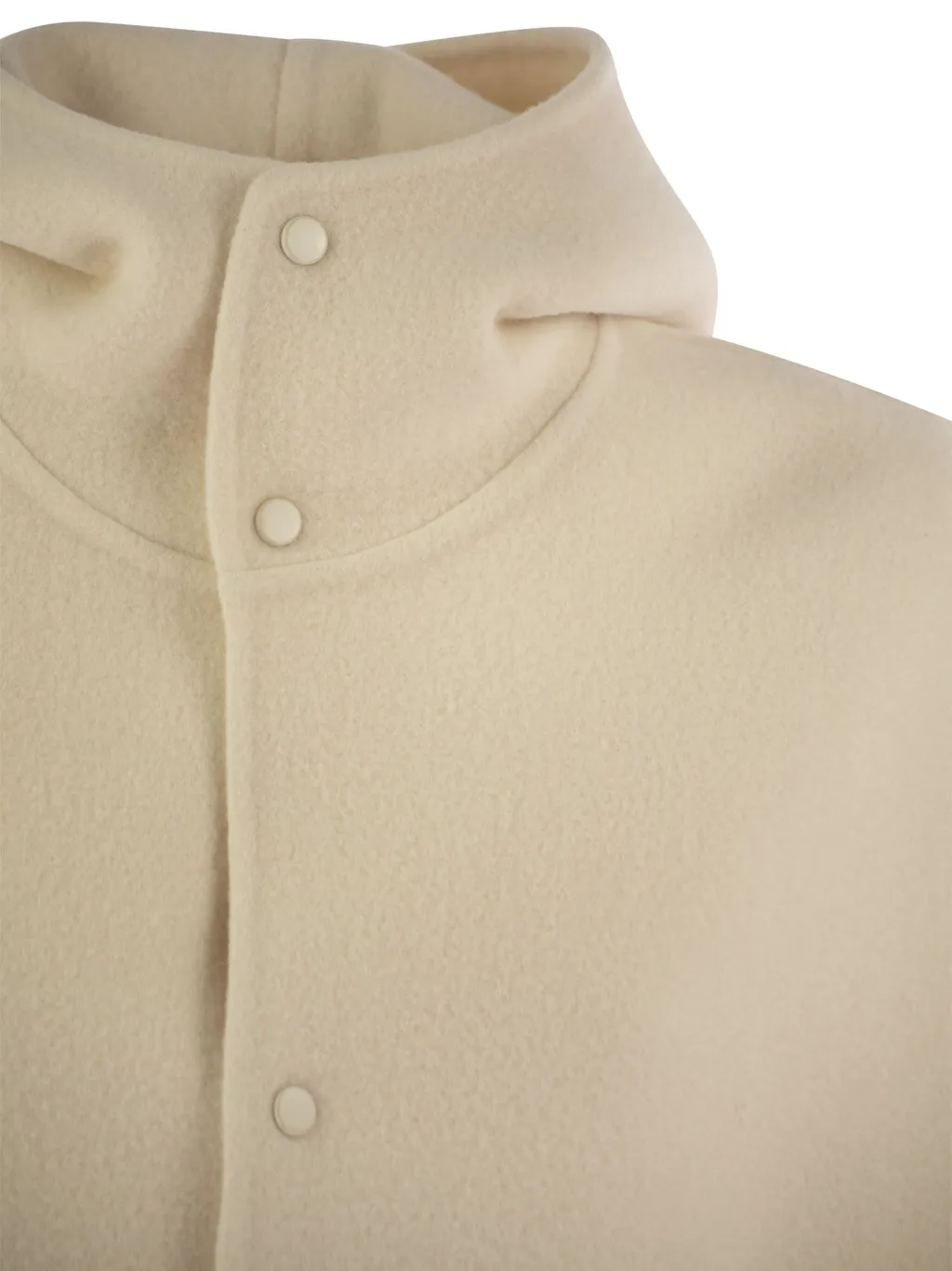 Hooded Button-Up Cape