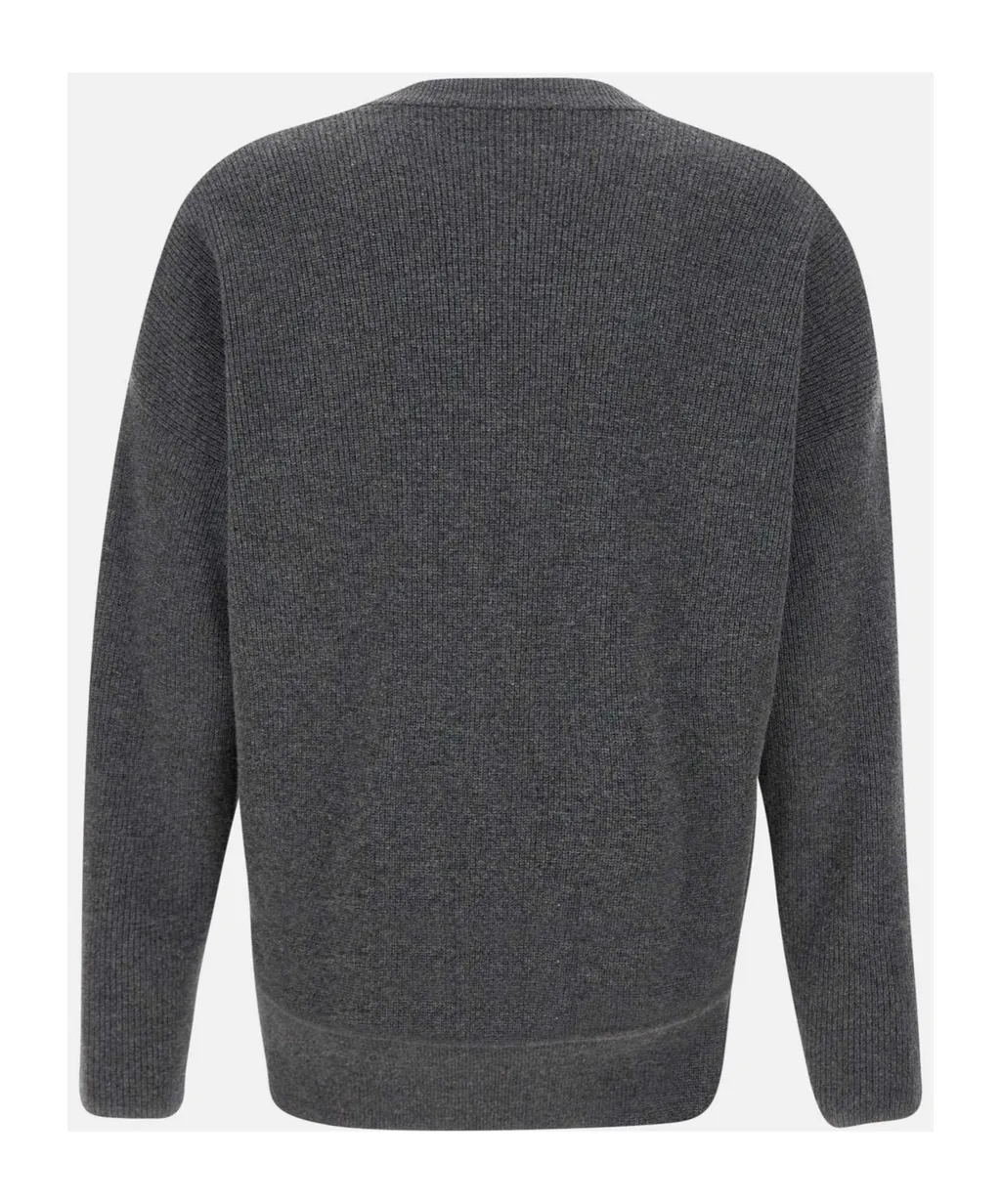 Drawstring Waist Crewneck Jumper