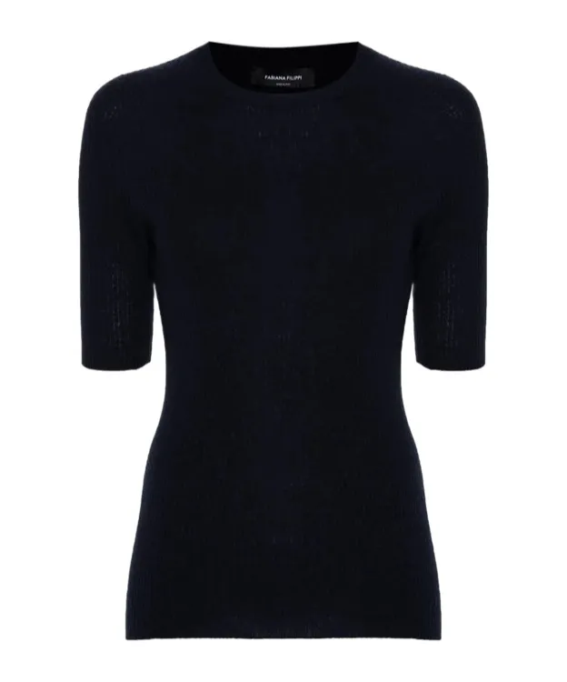 Ribbed-Knit Top