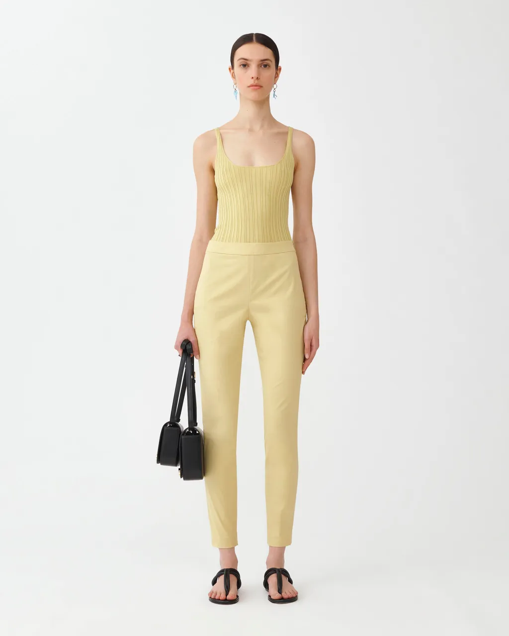 Straight-Leg Tailored-Cut Trousers