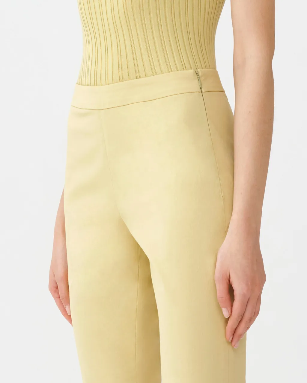 Straight-Leg Tailored-Cut Trousers