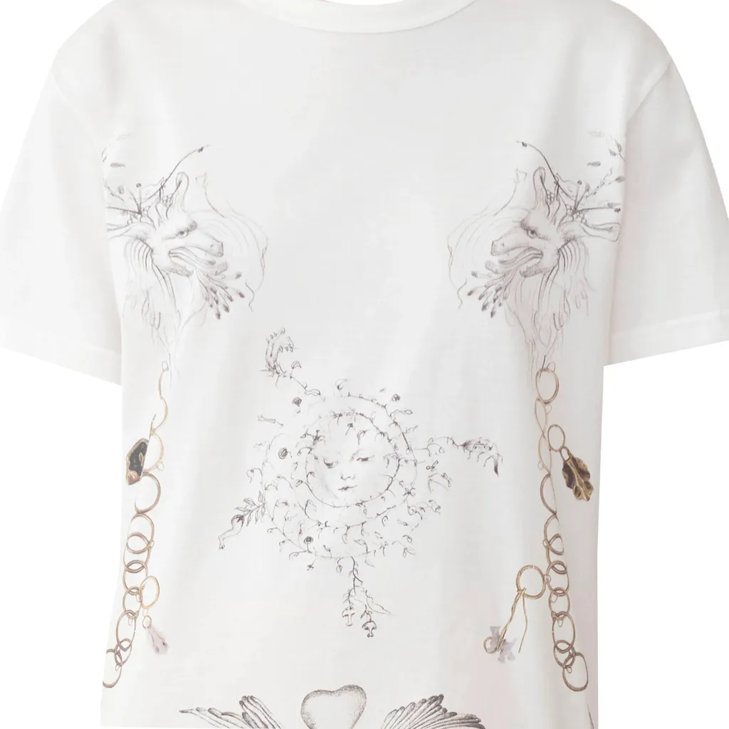 Fabula-Printed Crewneck T-Shirt