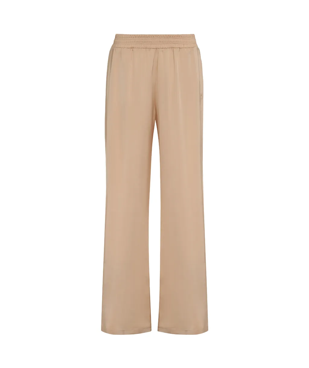 Satin Elasticated Waistband Trousers