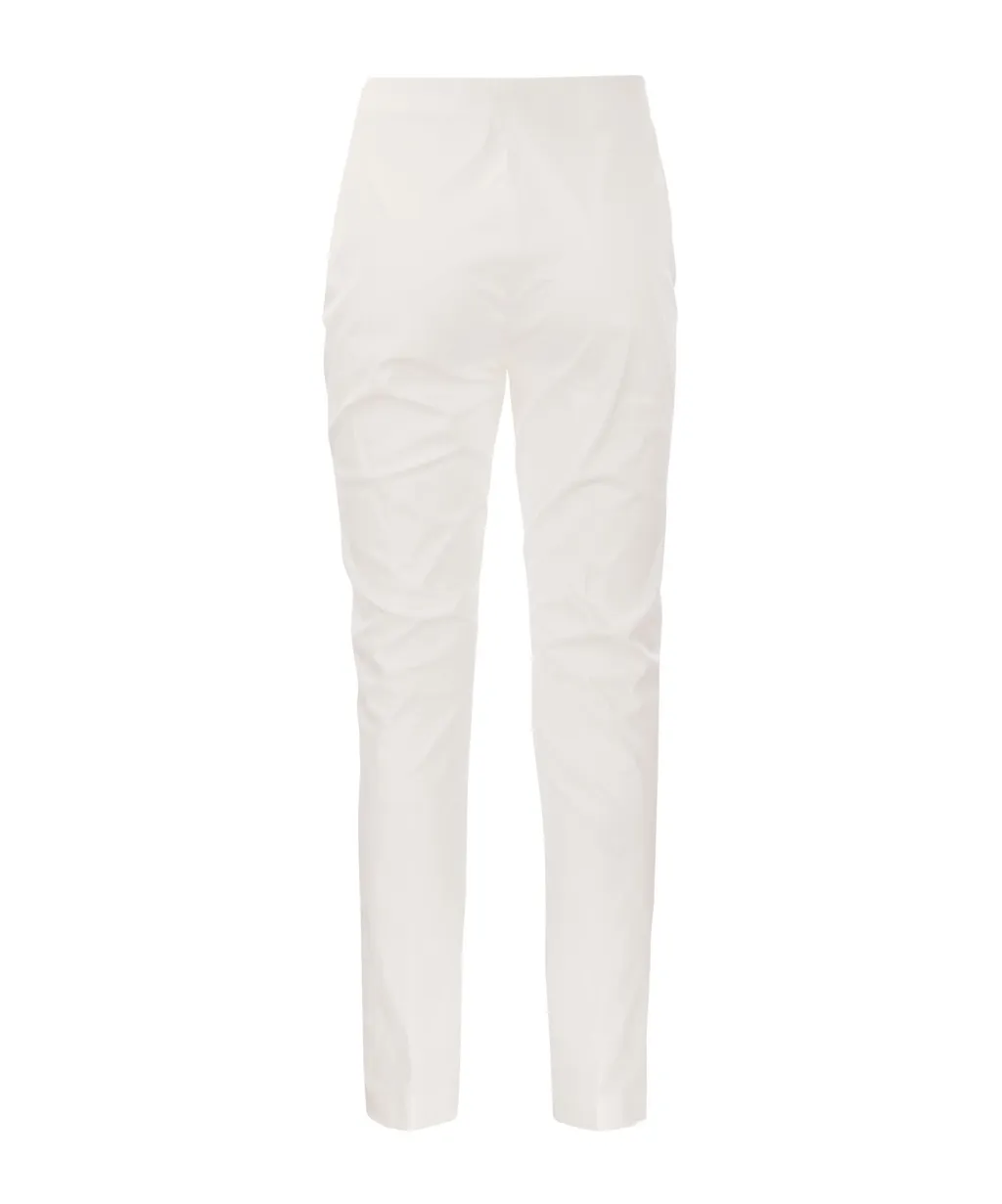 Straight-Leg Tailored-Cut Trousers
