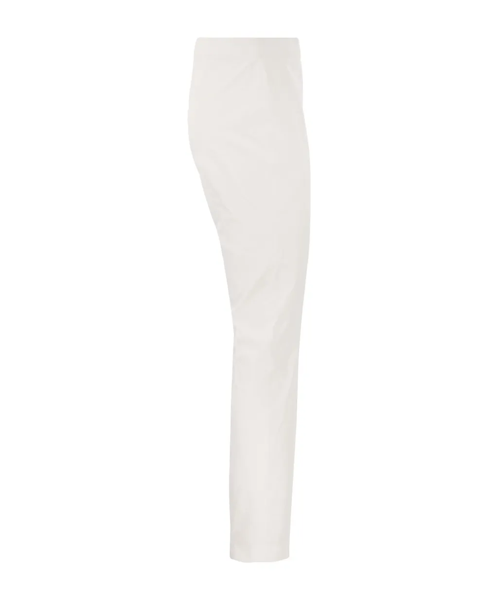 Straight-Leg Tailored-Cut Trousers