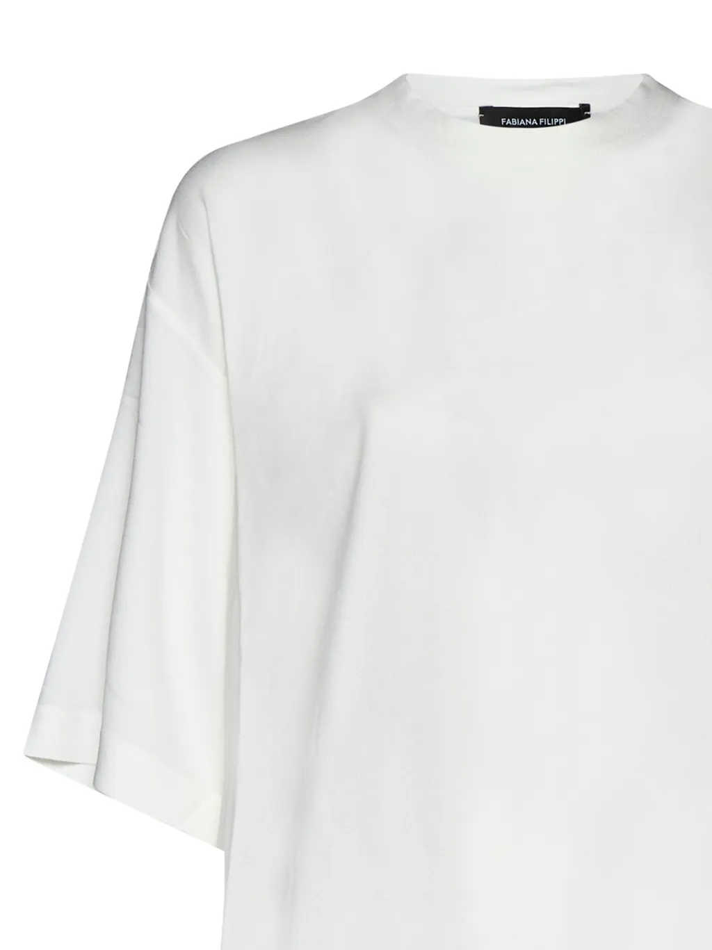 Chiffon-Crepe T-Shirt