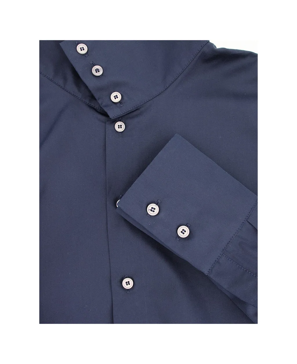 Long Sleeved High-Neck Blouse