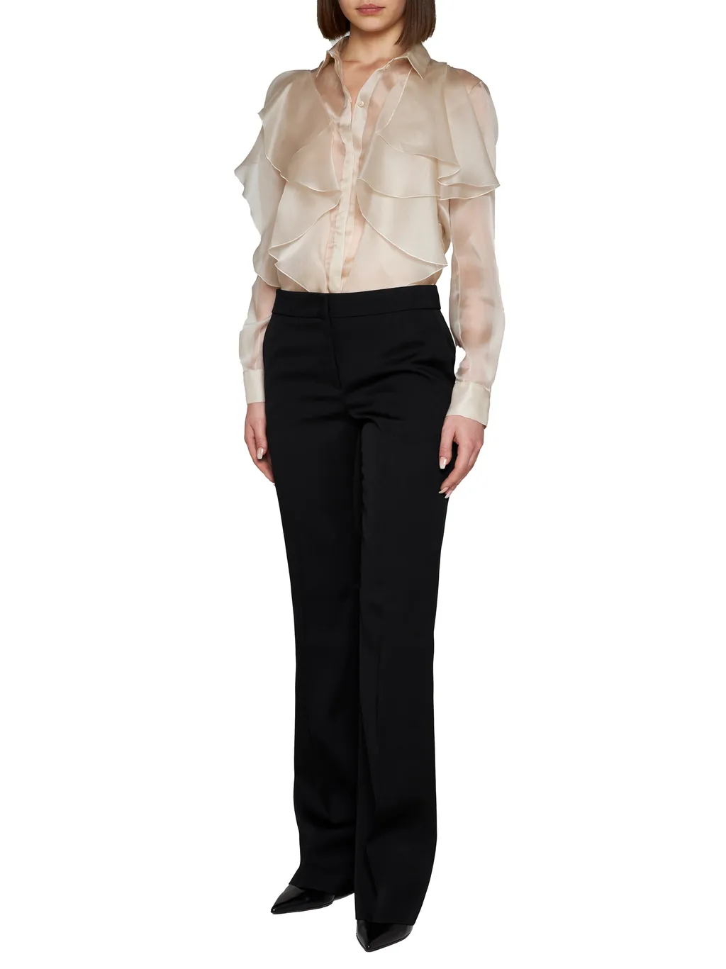 Front Creased Casual Pants
