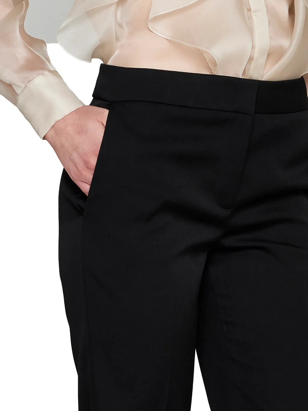 Front Creased Casual Pants