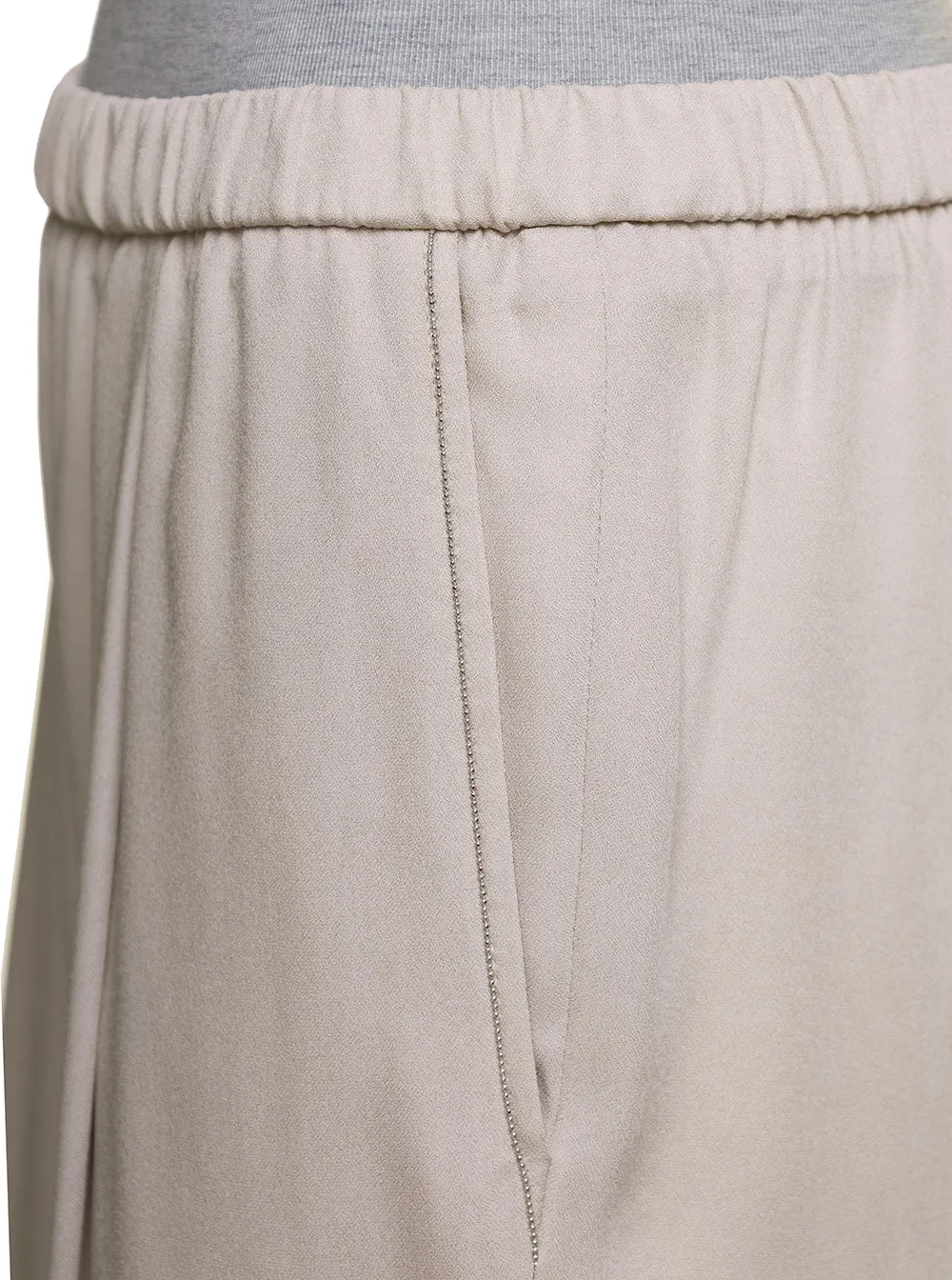 Cigarette Style Embellished Pants
