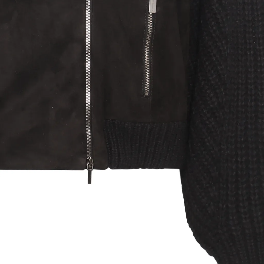 Panelled Zipped Jacket