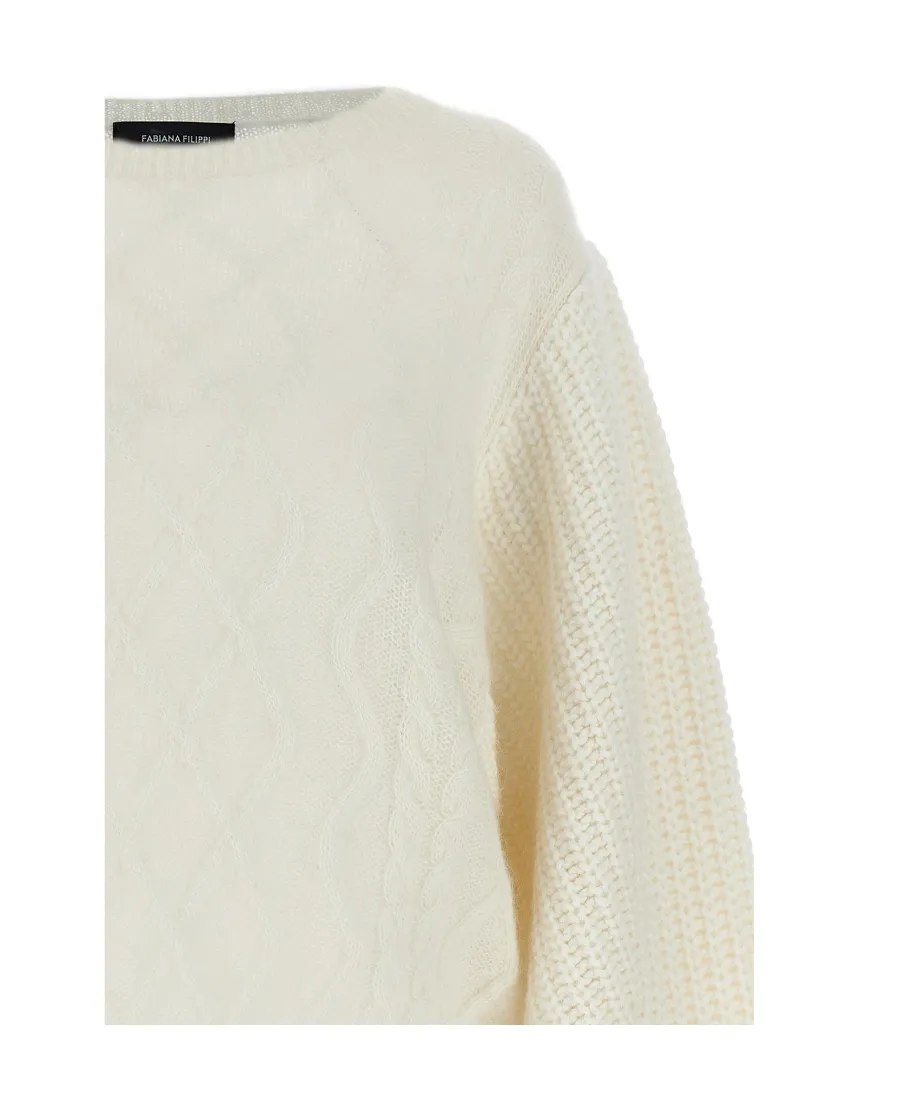 Crewneck Cable-Knit Jumper