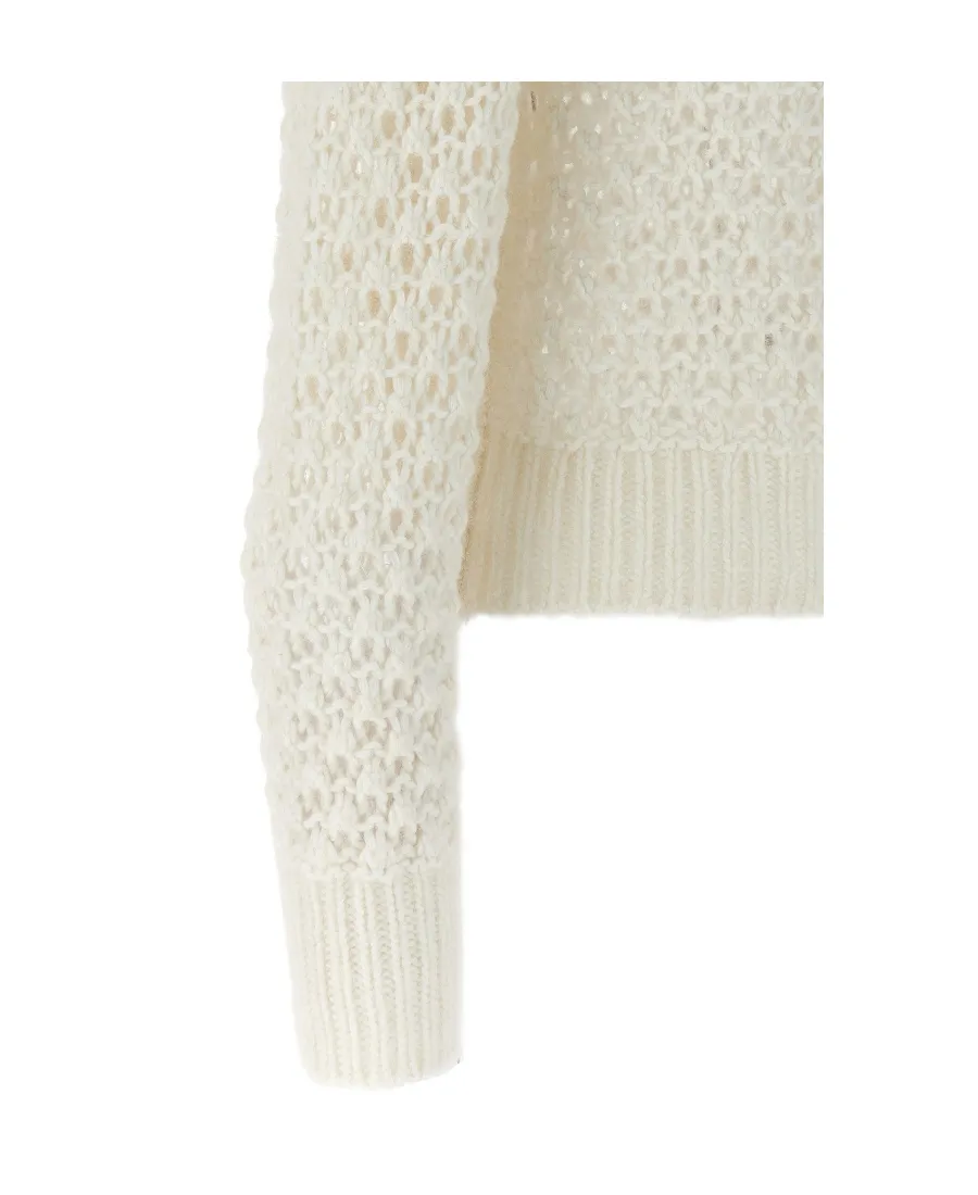 Perforated Mesh Knitted Jumper
