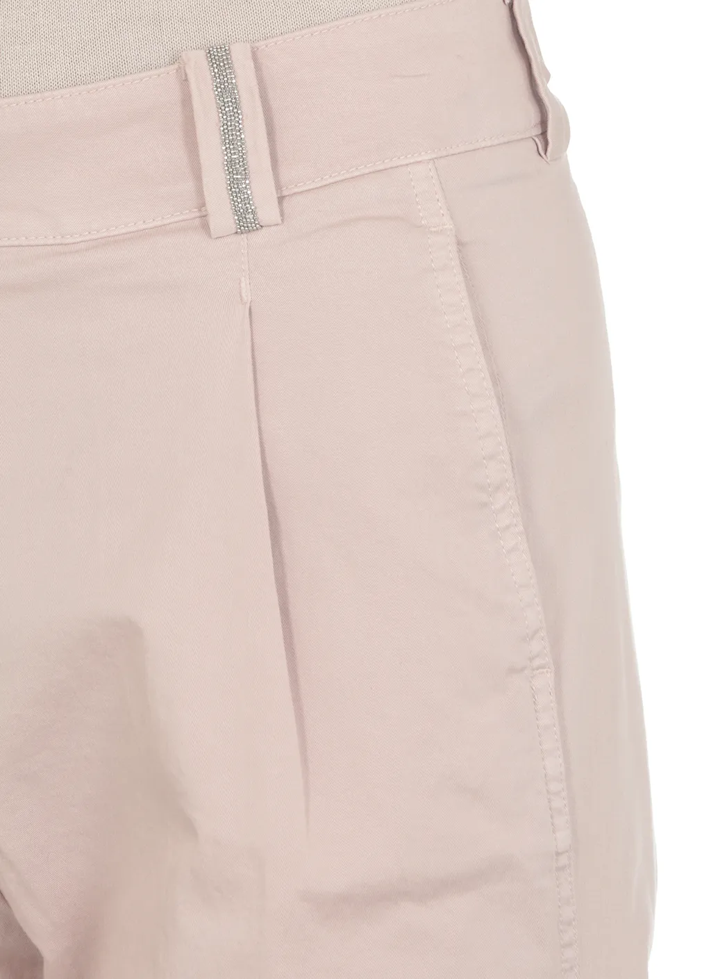 Casual Pants With Waist And Loop Straps
