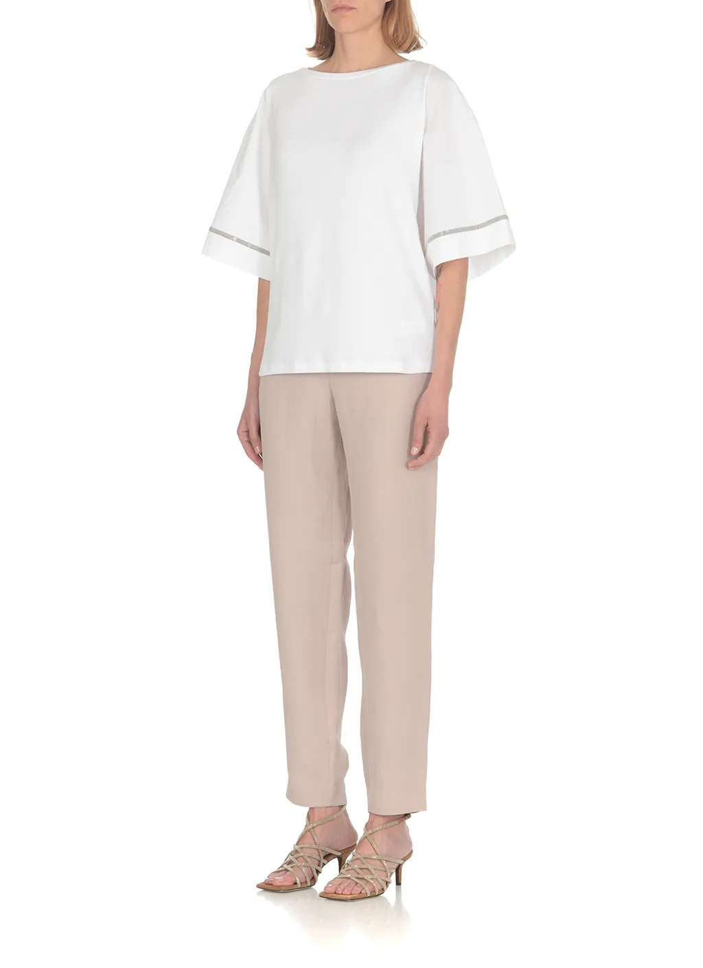 Drawstring Waist Casual Trousers