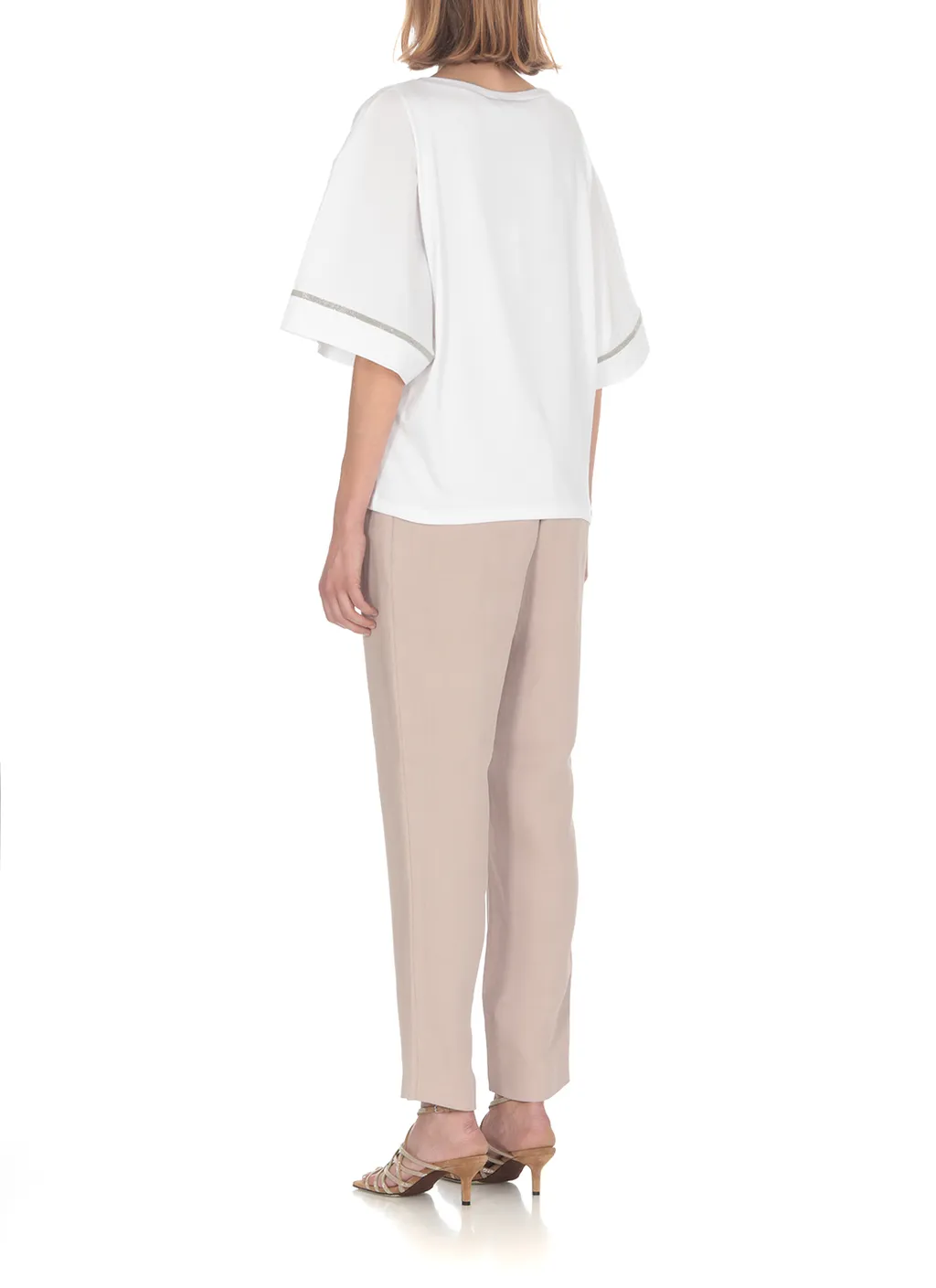 Drawstring Waist Casual Trousers