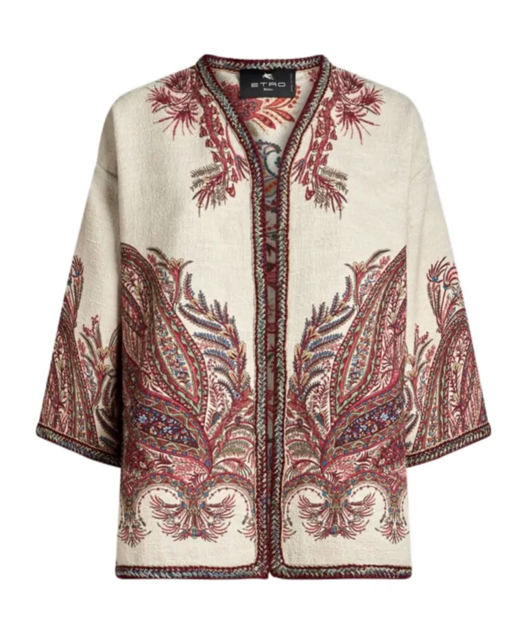 Floral Paisley Poncho