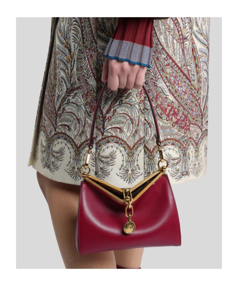 Vela Logo Charm Mini Shoulder Bag