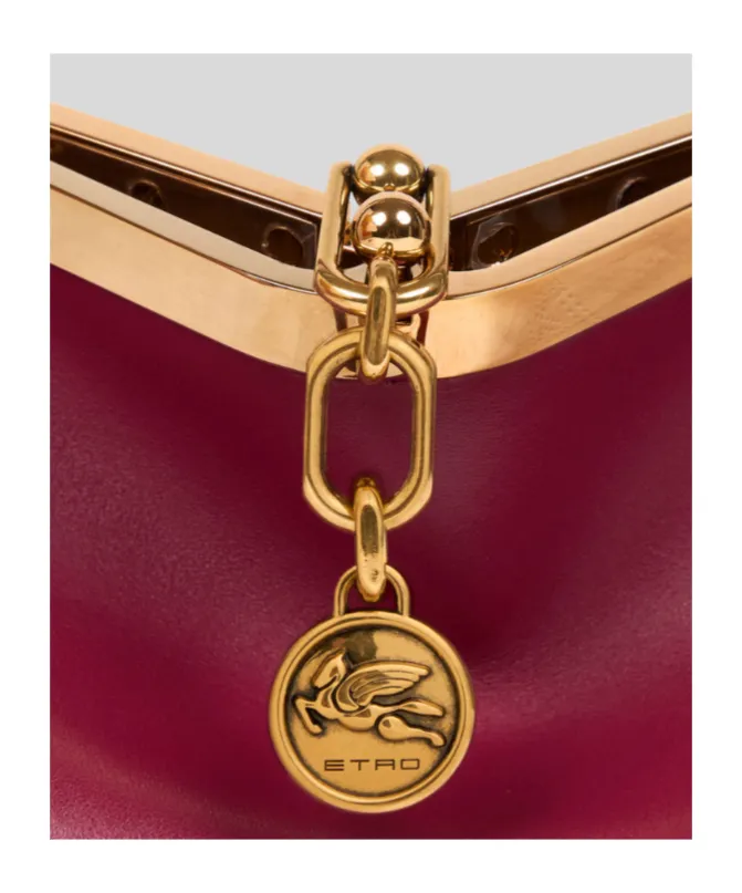 Vela Logo Charm Mini Shoulder Bag