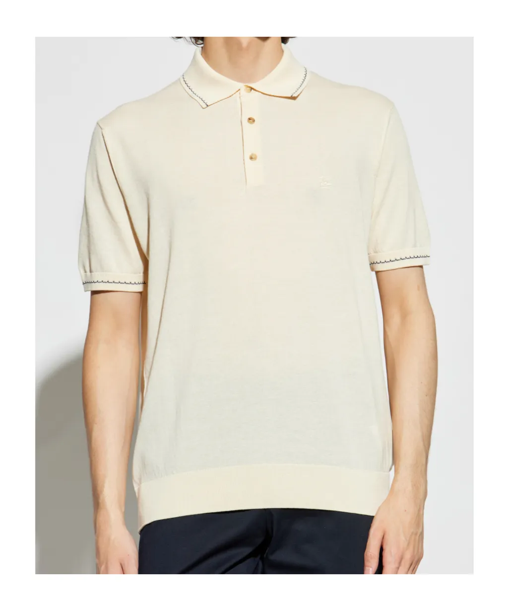 Pegaso Embroidered Knitted Polo Shirt