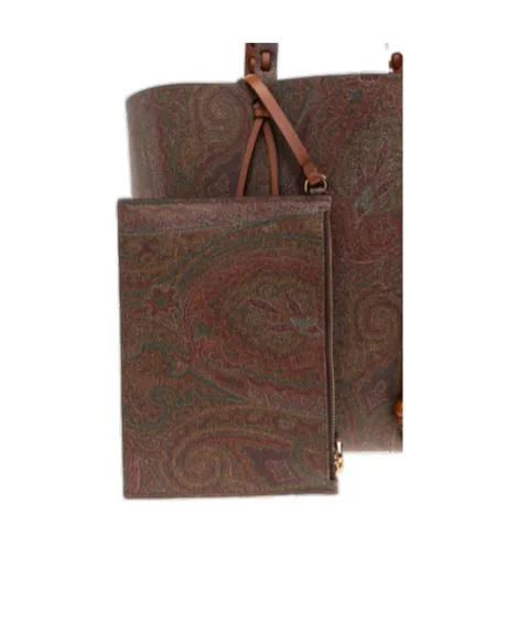 Paisley Jacquard Large Shopping Bag