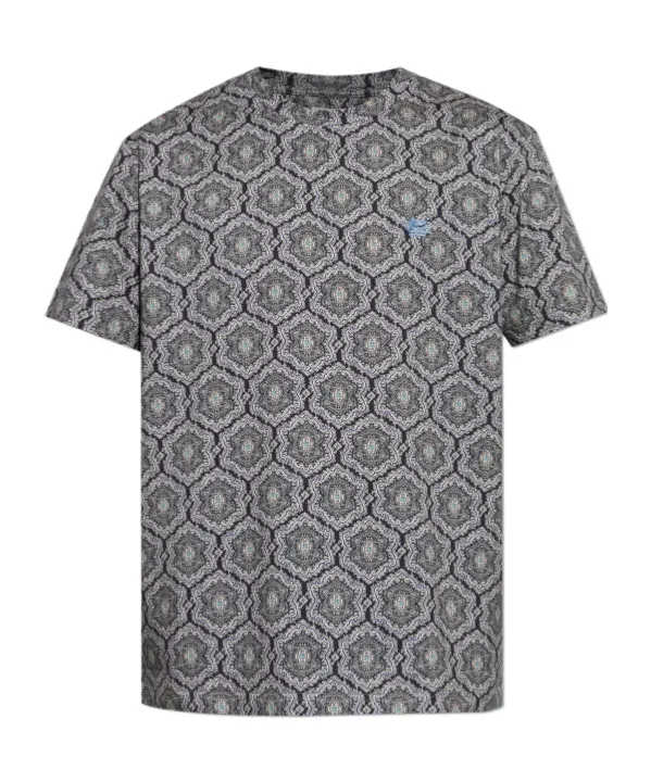 Patterned Crewneck T-Shirt