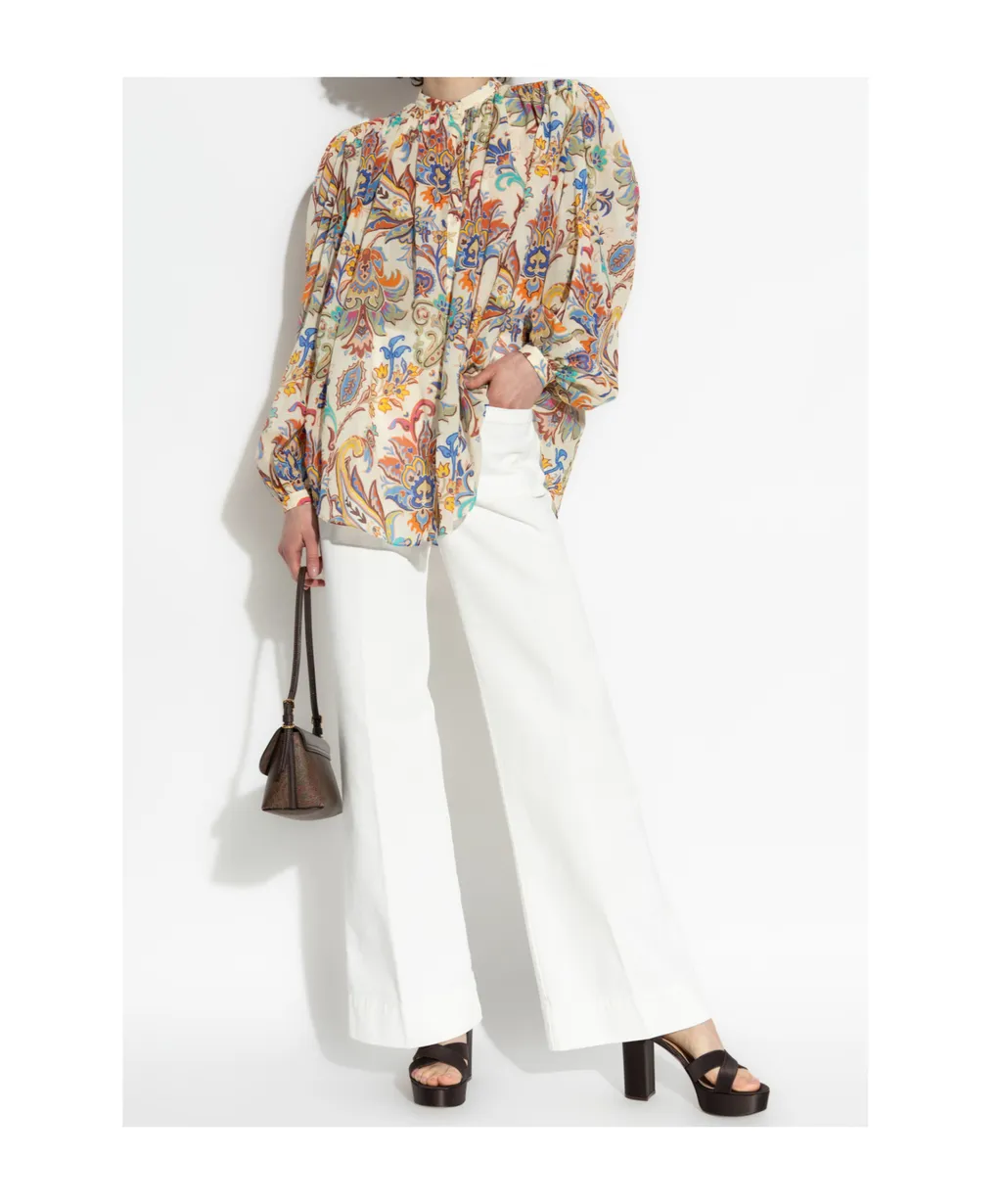 Patterned Loose Fit Shirt