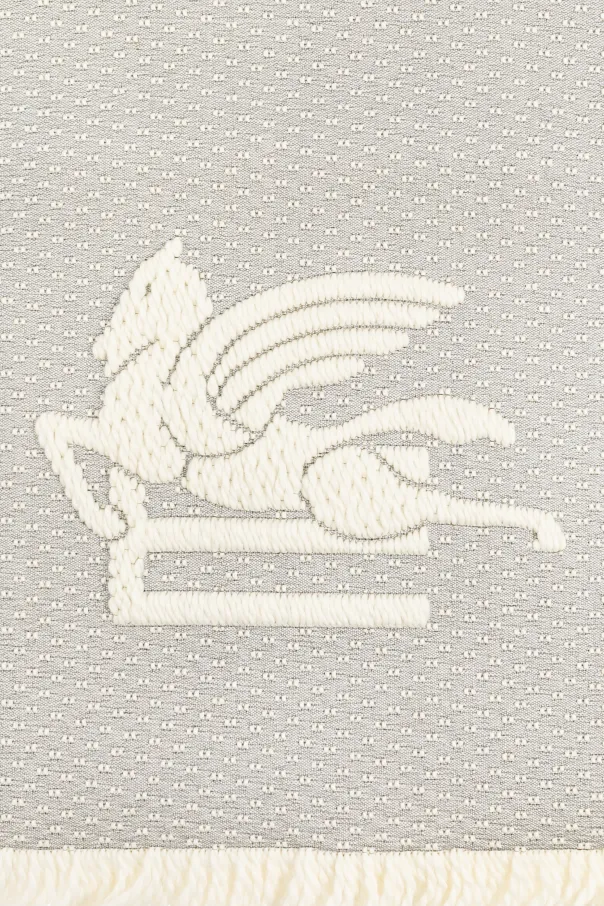 Pegaso Embroidered Scarf