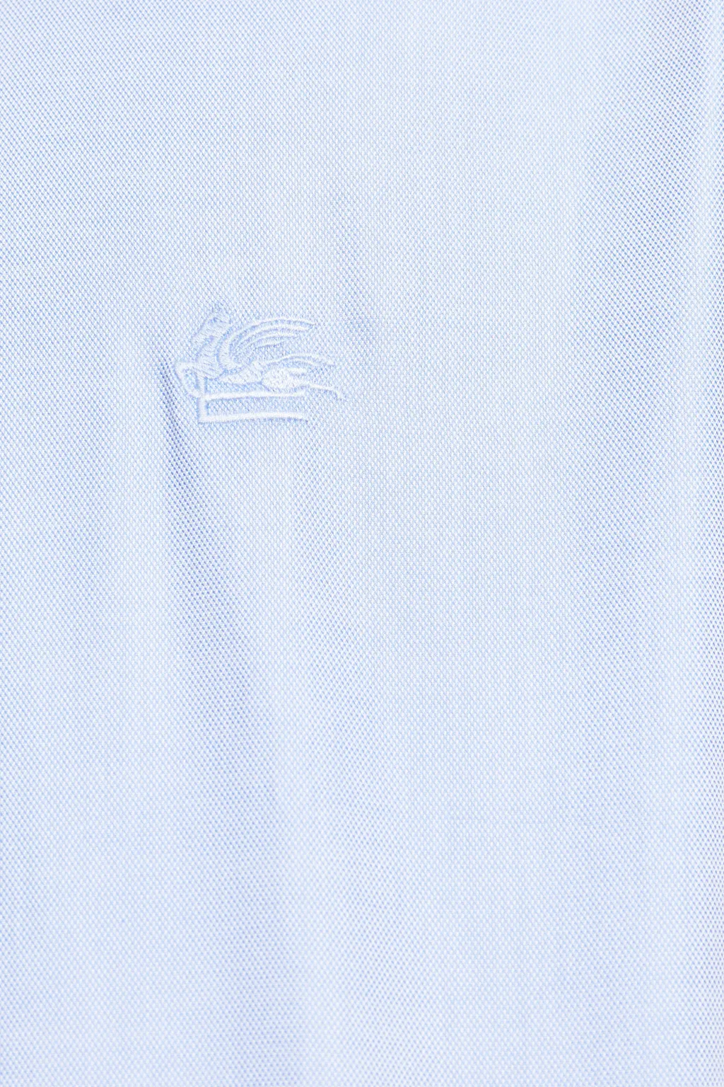 Logo Embroidered Long-Sleeved Shirt
