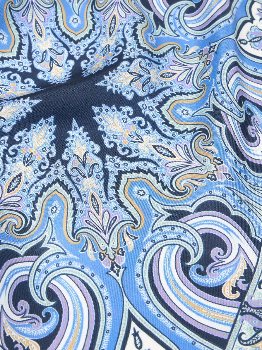 Paisley Printed Square Scarf