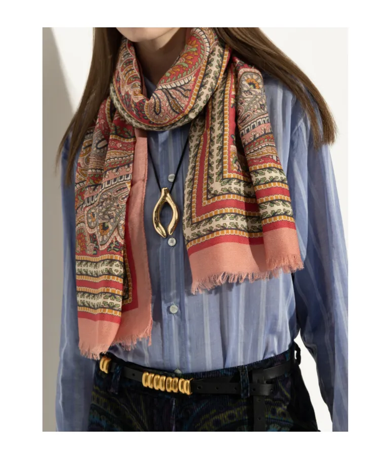 Paisley Printed Scarf