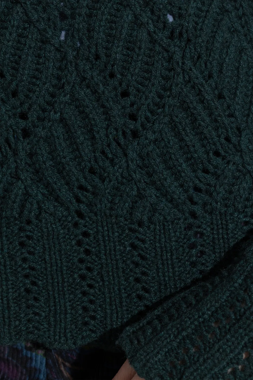 Long Sleeved Turtleneck Knitted Jumper