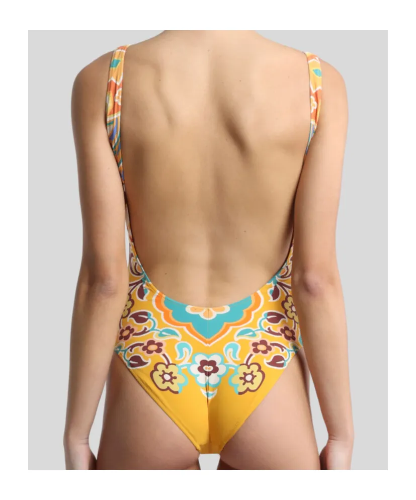 Floral Printed One-Piece Swimsuit