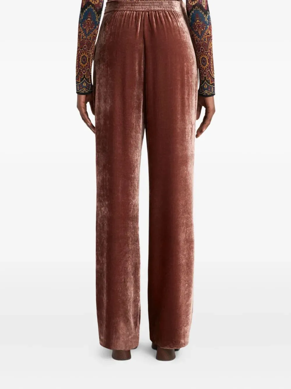 Velvet Palazzo Trousers
