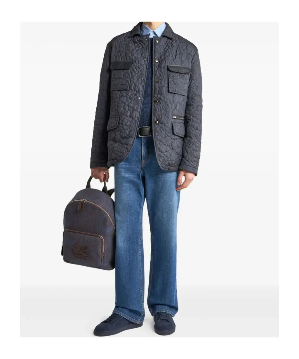 Straight-Leg Jeans With Pegaso