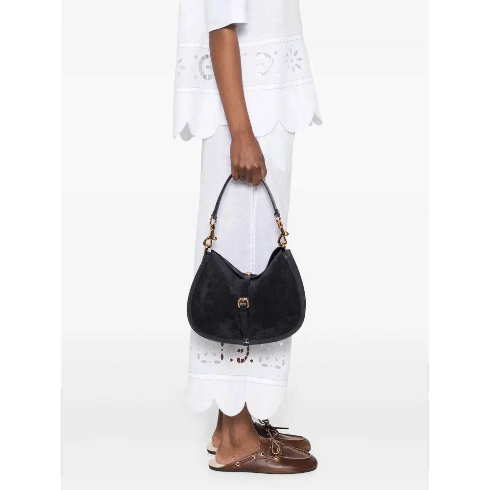 Suede Crossbody Bag