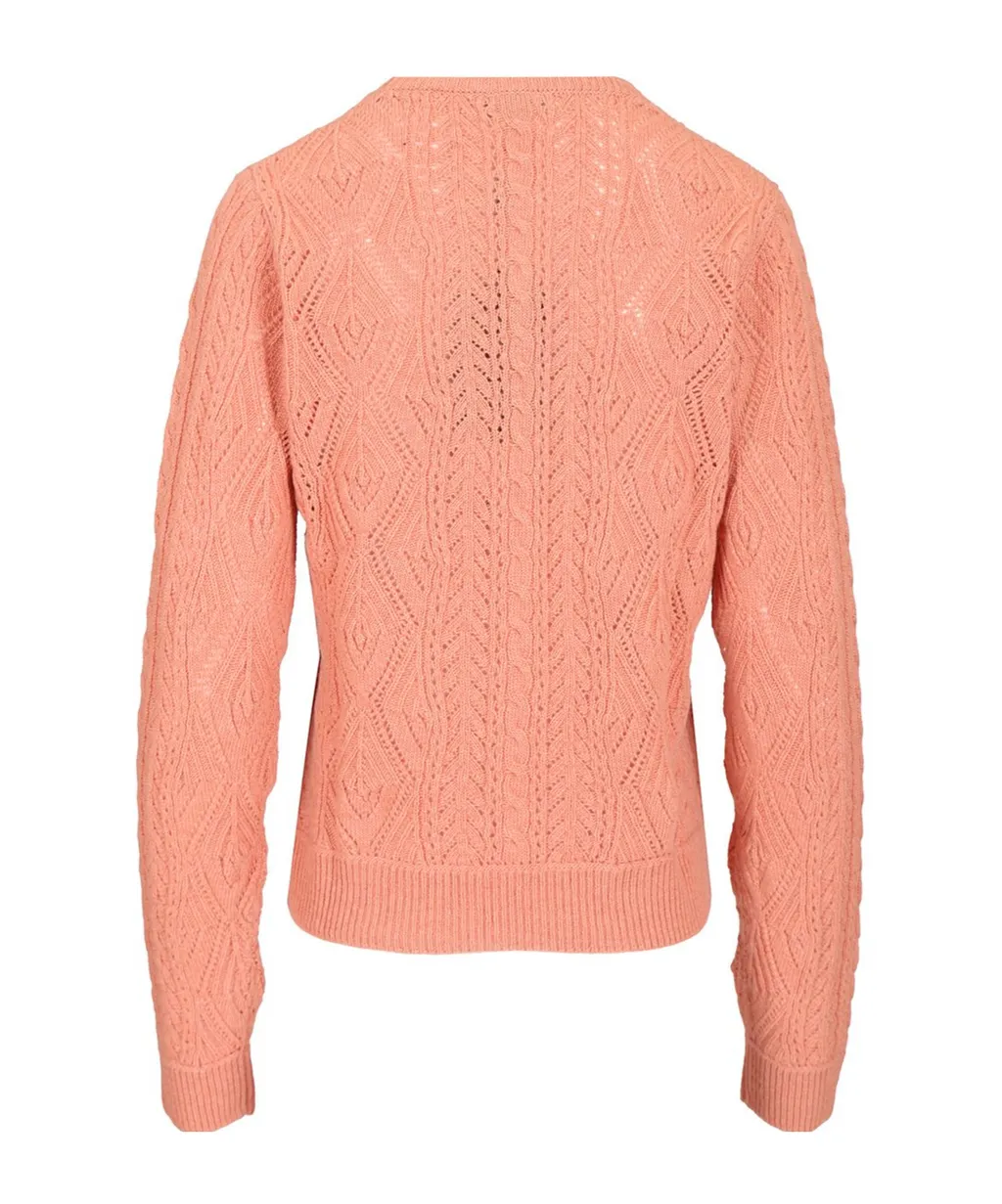 Long-Sleeved Crewneck Knitted Jumper