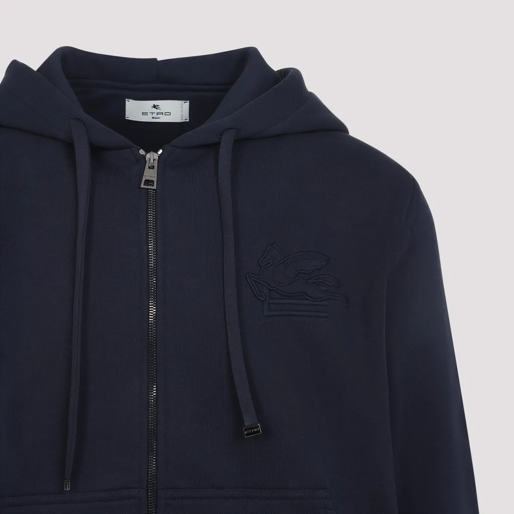 Zipped Hoodie Sweatshirt