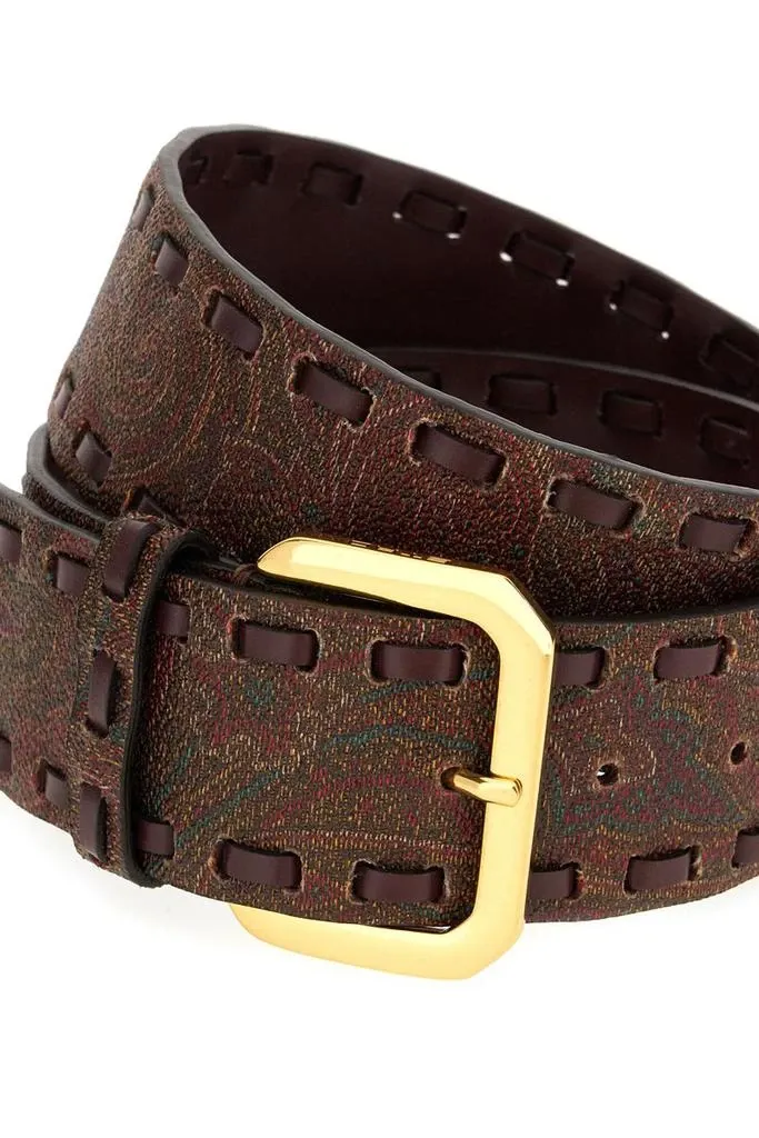 Paisley-Jacquard Belt