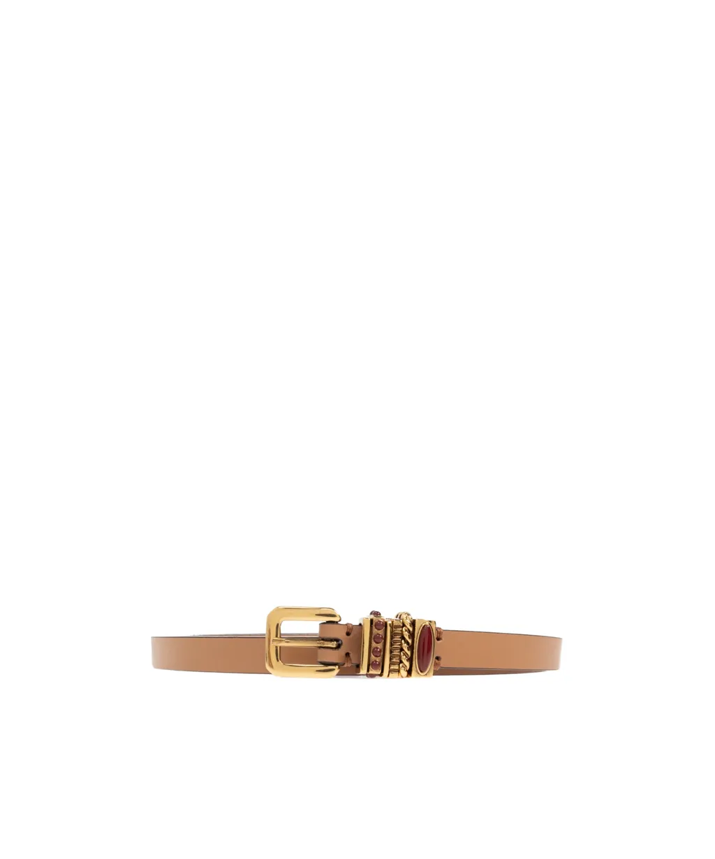 Double-Wrap Prong Buckle Belt