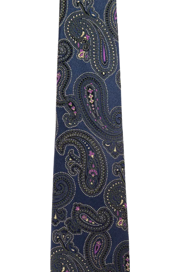 Paisley Jacquard Pointed-Tip Tie