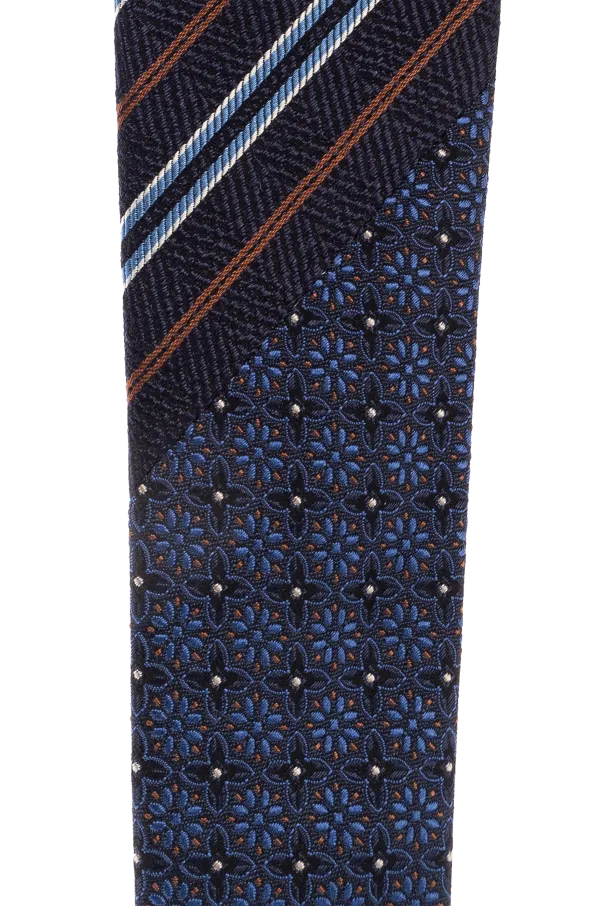 Pattern Jacquard Pointed-Tip Tie