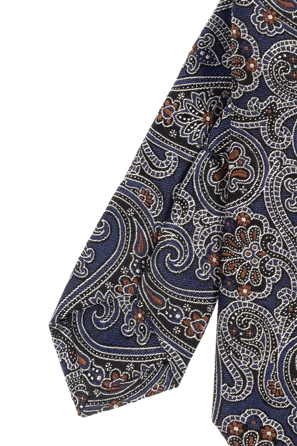 Pattern Jacquard Pointed-Tip Tie