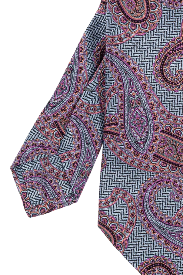 Pattern Jacquard Pointed-Tip Tie