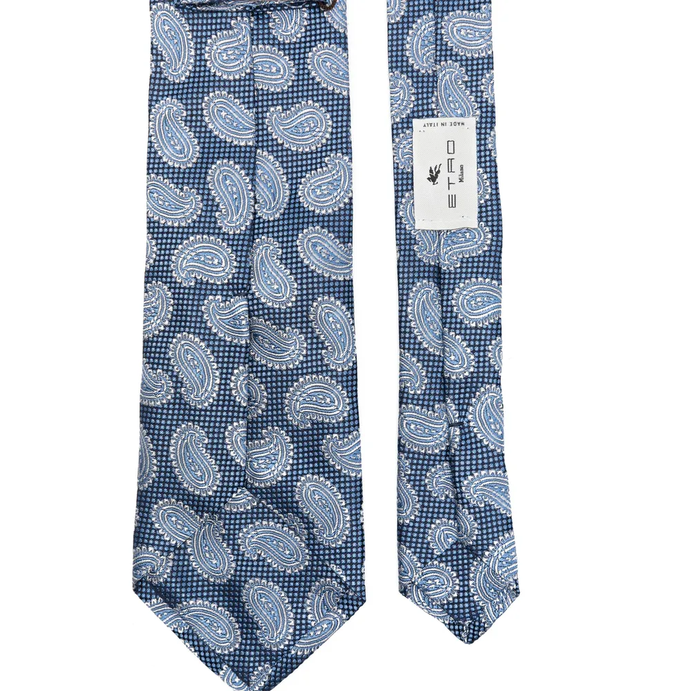 Pattern Jacquard Pointed-Tip Tie