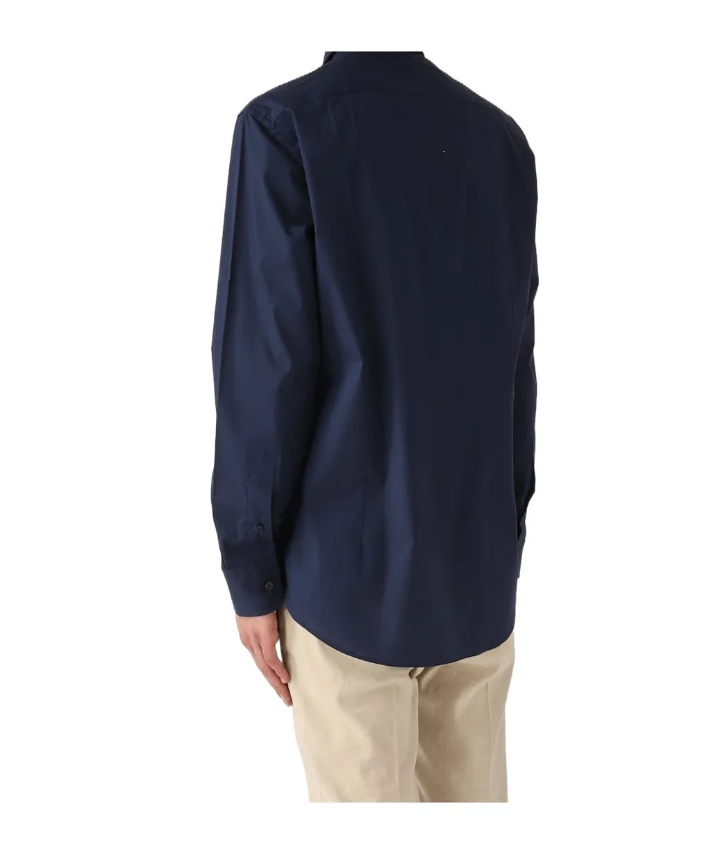 Pegaso Embroidered Buttoned Poplin Shirt