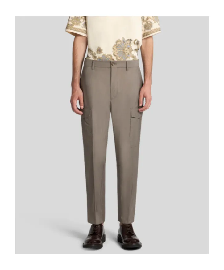 Logo-Patch Cargo Trousers