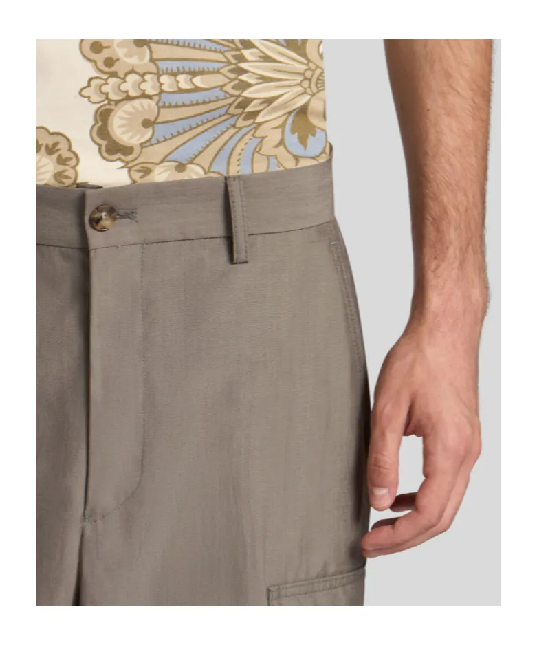 Logo-Patch Cargo Trousers